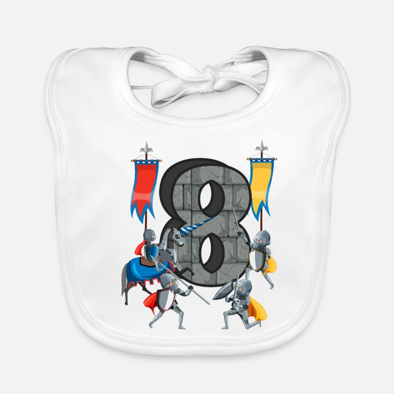 Medieval Knights Medieval History Organic Baby Bibs