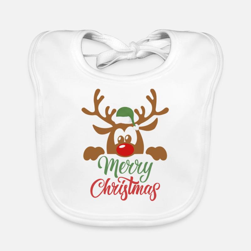 Joyeux Noël Bavoir bio Bébé