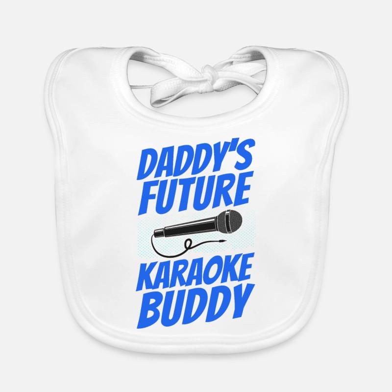 Karaoke Singer Daddy's Future Organic Baby Bibs