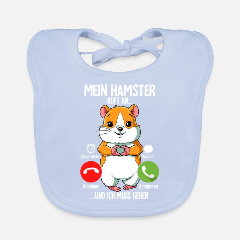 Mein Hamster Ruft An Baby Bio-Lätzchen