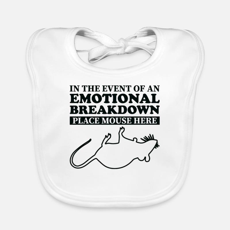 Emotional - Papa Mama Mouse Organic Baby Bibs