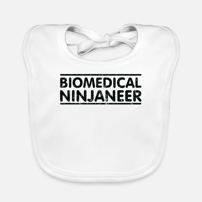 Ninjaneer - Biomedical Engineer Organic Baby Bibs