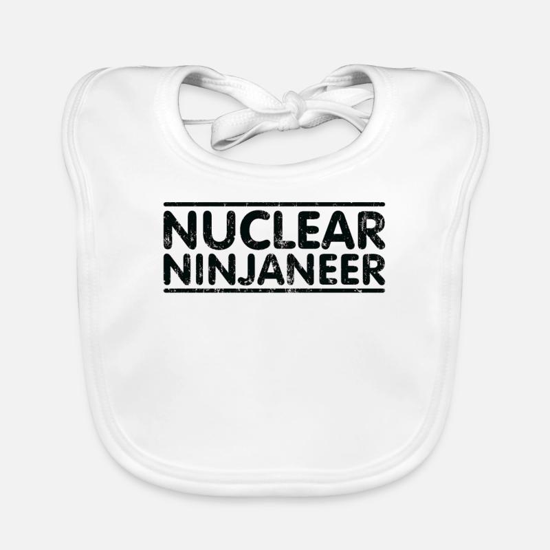 Ninjaneer - Nuclear Engineer Organic Baby Bibs