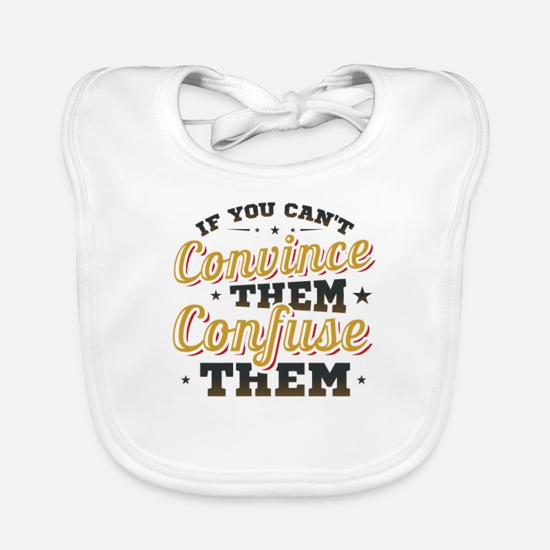 Debating Team, Confuse, Debating Organic Baby Bibs