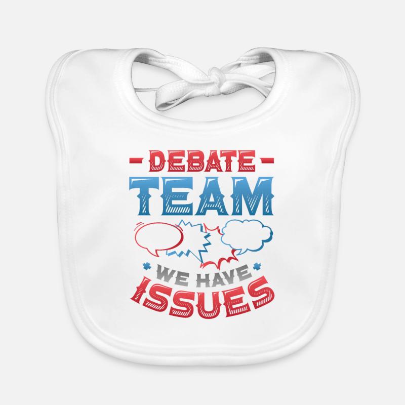 Debating team, we have problems Organic Baby Bibs