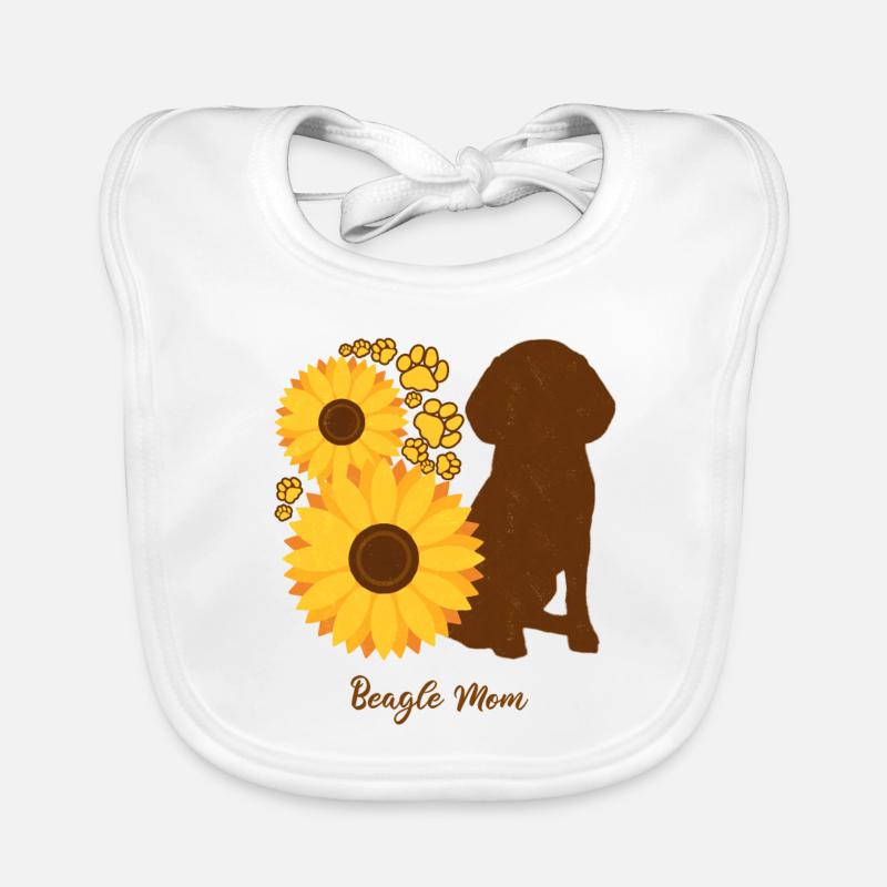 Sonnenblumenmutter - Beagle Baby Bio-Lätzchen