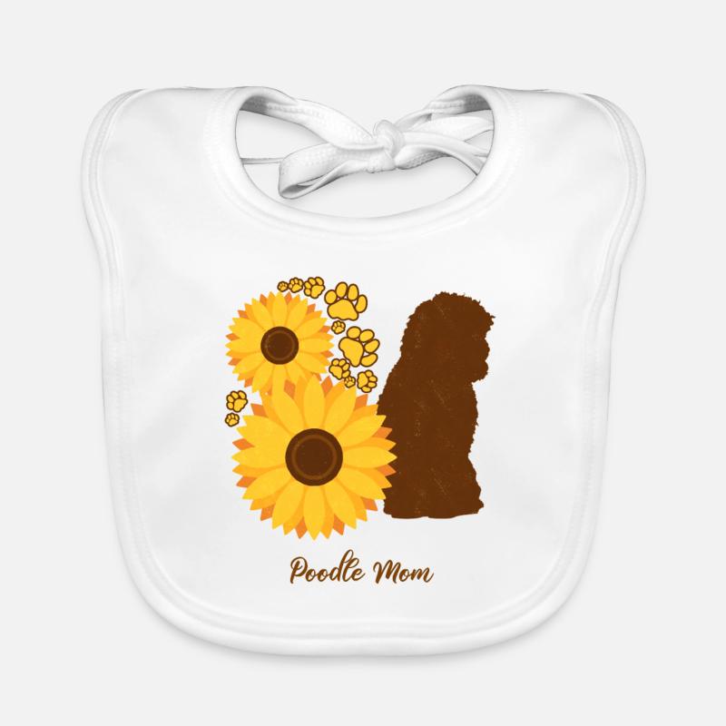 Mère Tournesol - Caniche Bavoir bio Bébé