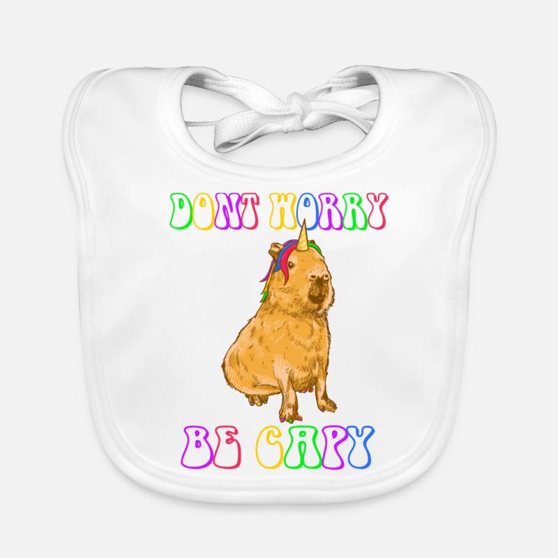 Capybara be Capy Organic Baby Bibs