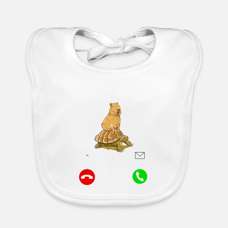 Capybara Bavoir bio Bébé