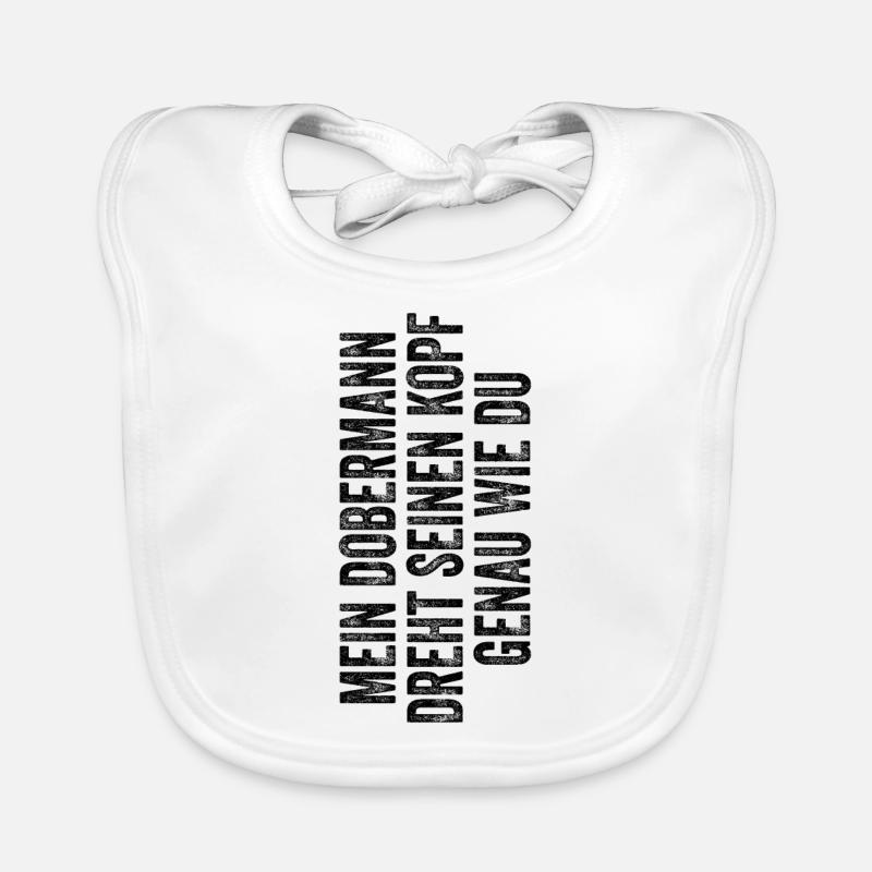 Dobermann Baby Bio-Lätzchen