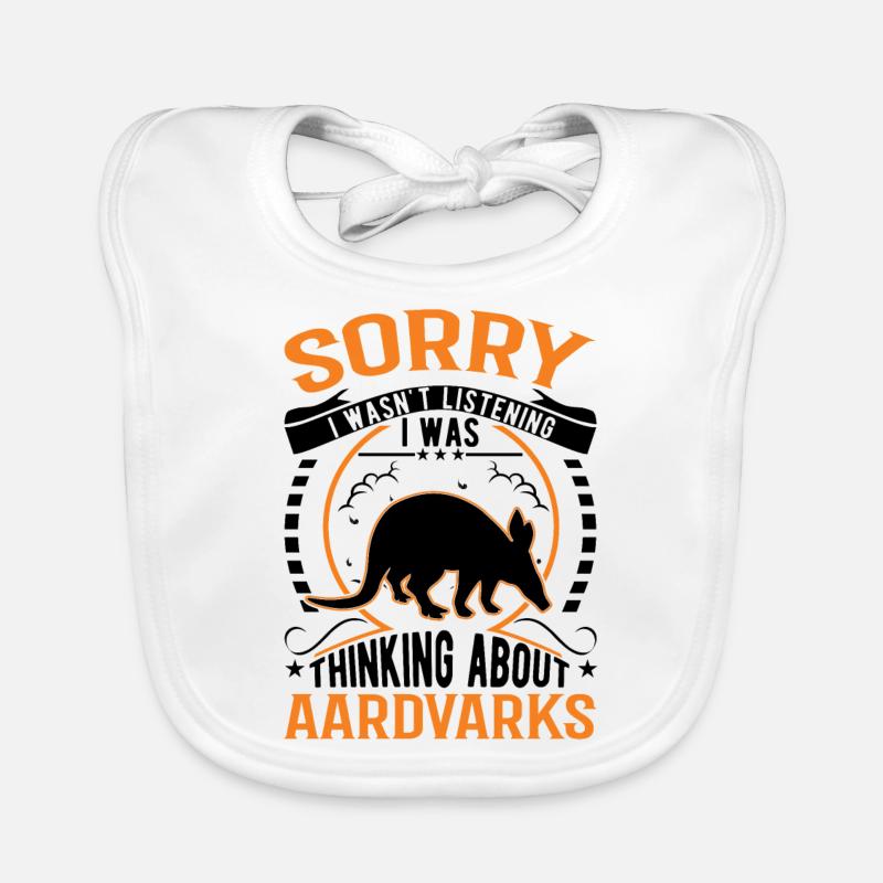 Erdferkel Geschenk Aardvark Baby Bio-Lätzchen