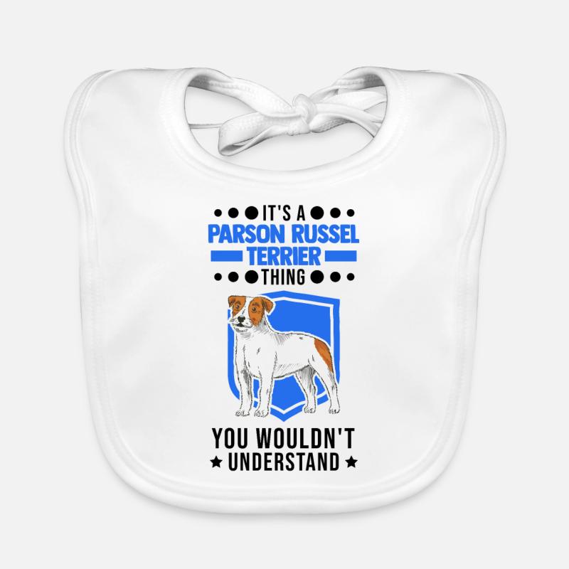 Parson Russell Terrier Ding Baby Bio-Lätzchen