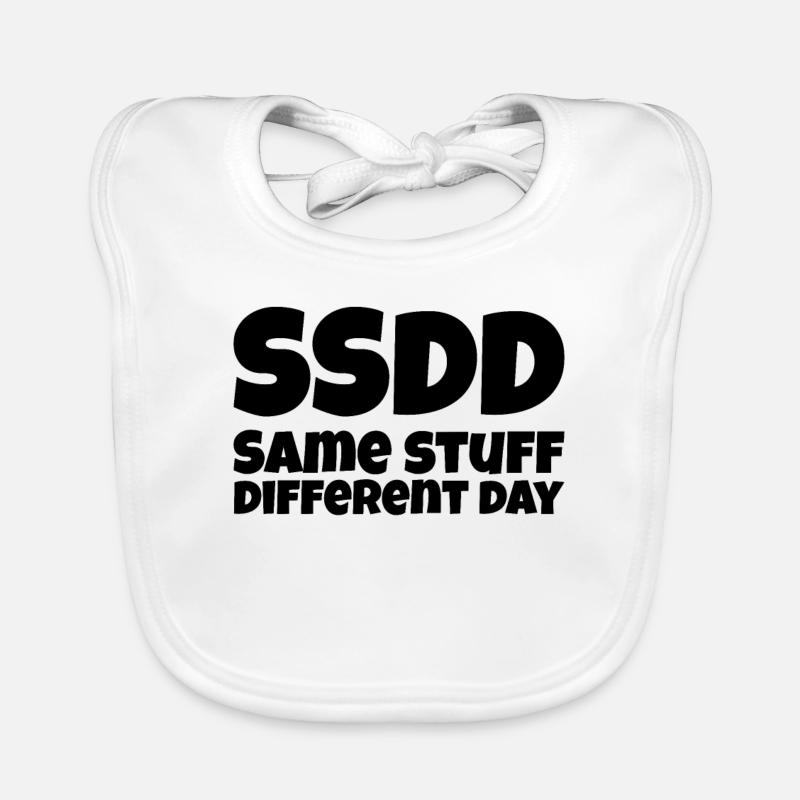 Same Stuff different day Baby Bio-Lätzchen