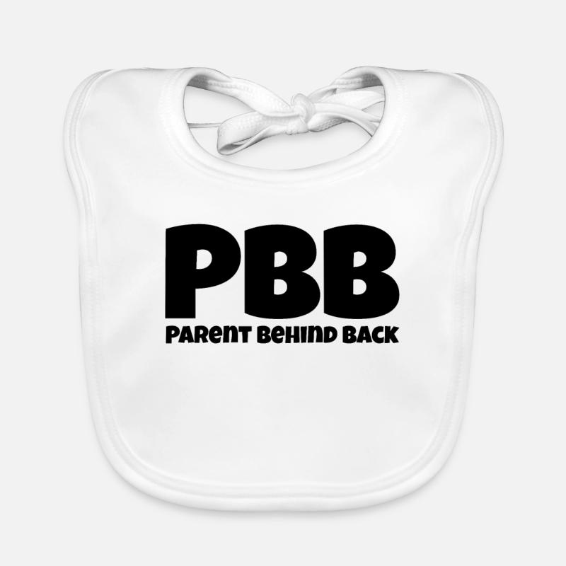 Parent behind back Organic Baby Bibs