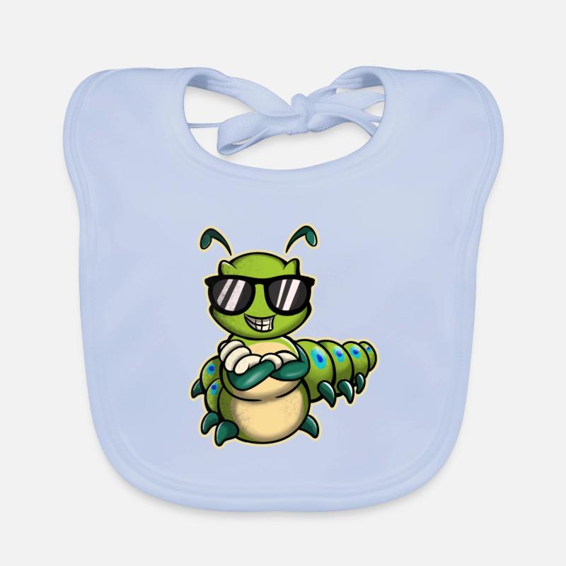 Raupe Baby Bio-Lätzchen