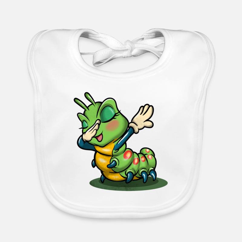 Caterpillar Organic Baby Bibs