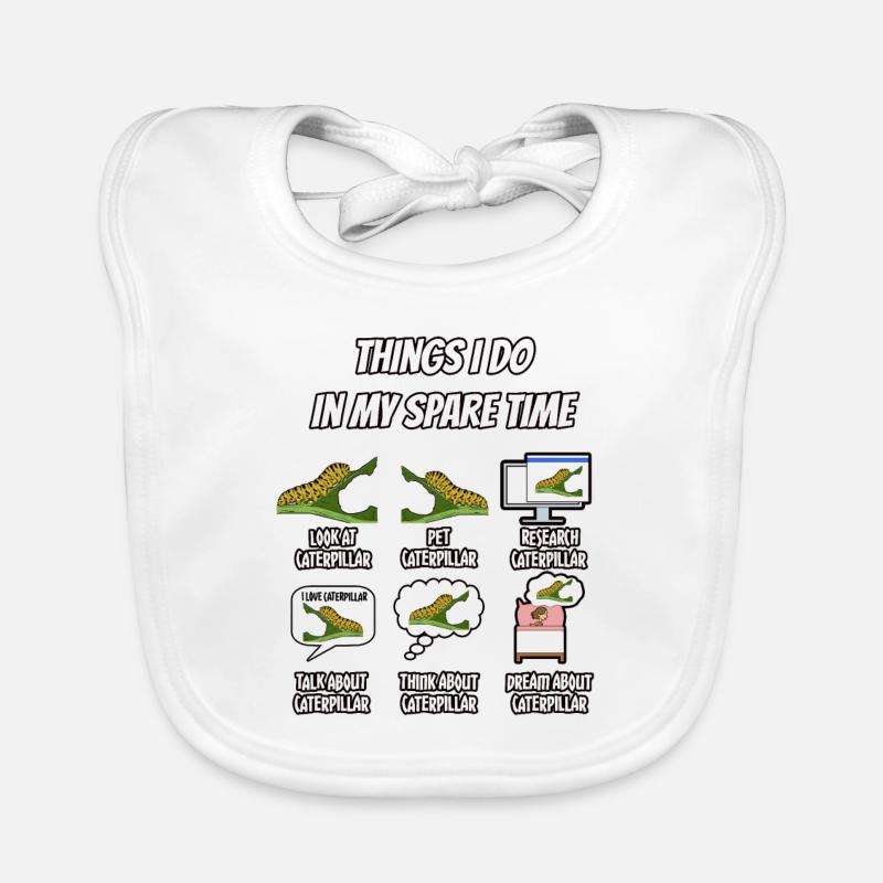 Caterpillar Organic Baby Bibs
