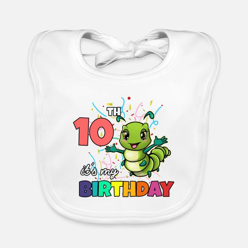 Caterpillar Organic Baby Bibs