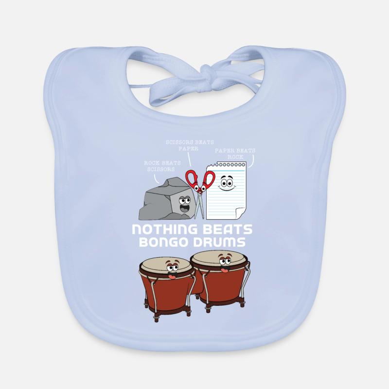 Bongo Drums Drum Bavoir bio Bébé