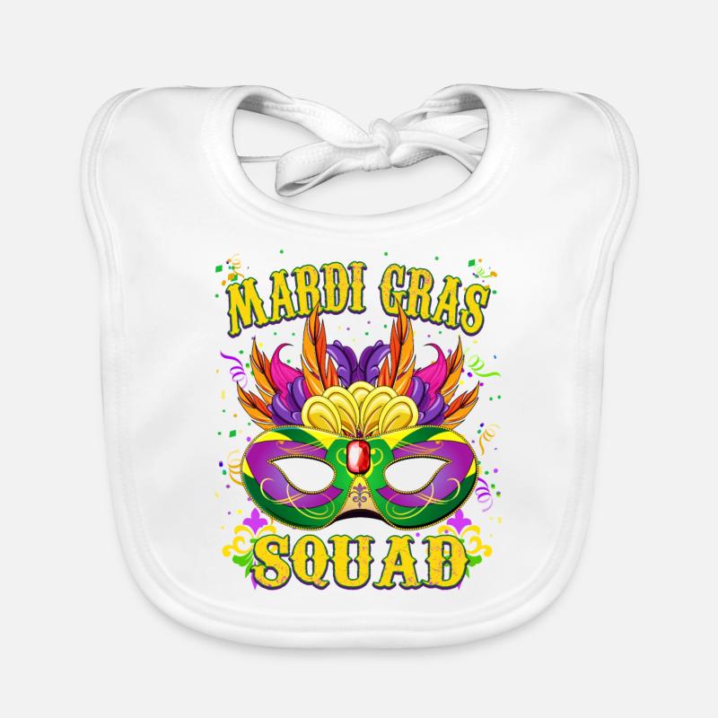 Awesome Mardi Gras Design - Mardi Gras Baby Bio-Lätzchen