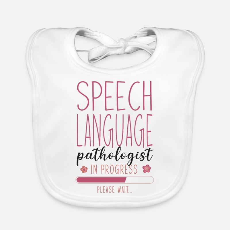 Speech Therapist Therapy Assistant Baby Bio-Lätzchen