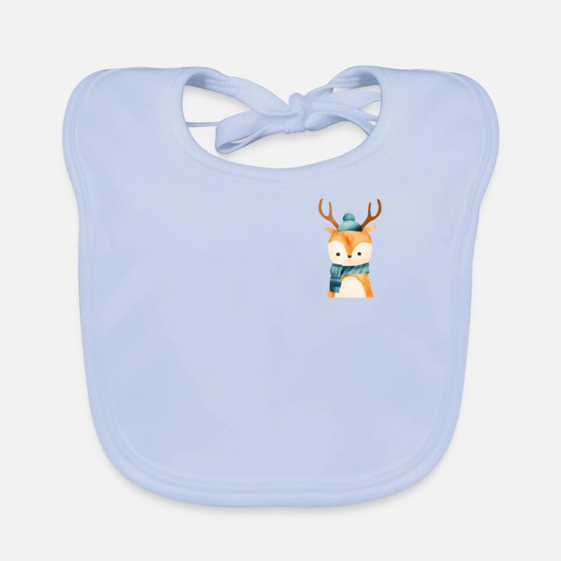 Poche poitrine de cerf Bavoir bio Bébé