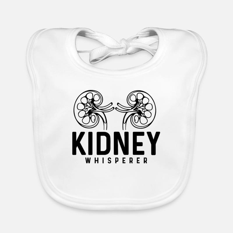 Kidney Whisperer Néphrologue Infirmière Dialyse Tech Bavoir bio Bébé