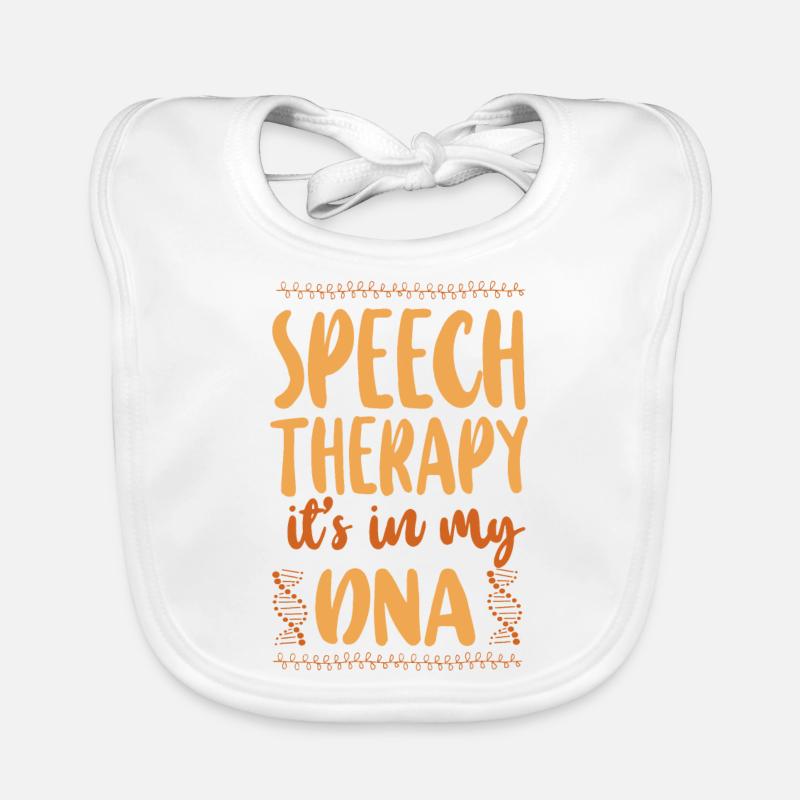 Speech Therapist Therapy Assistant Baby Bio-Lätzchen