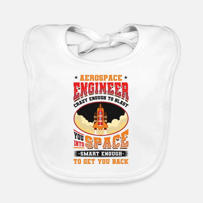 Aerospace Engineer Organic Baby Bibs