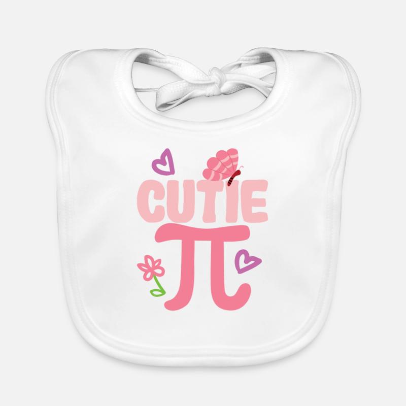 Cutie Pi Day Lustig Niedlich Nerd Geek Hübsch Math Baby Bio-Lätzchen