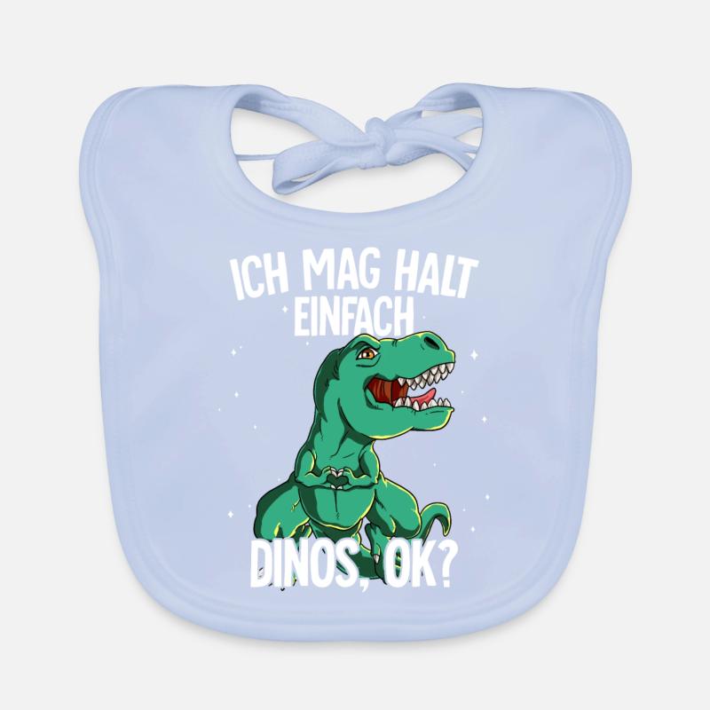 Ich mag halt einfach Dinos Baby Bio-Lätzchen