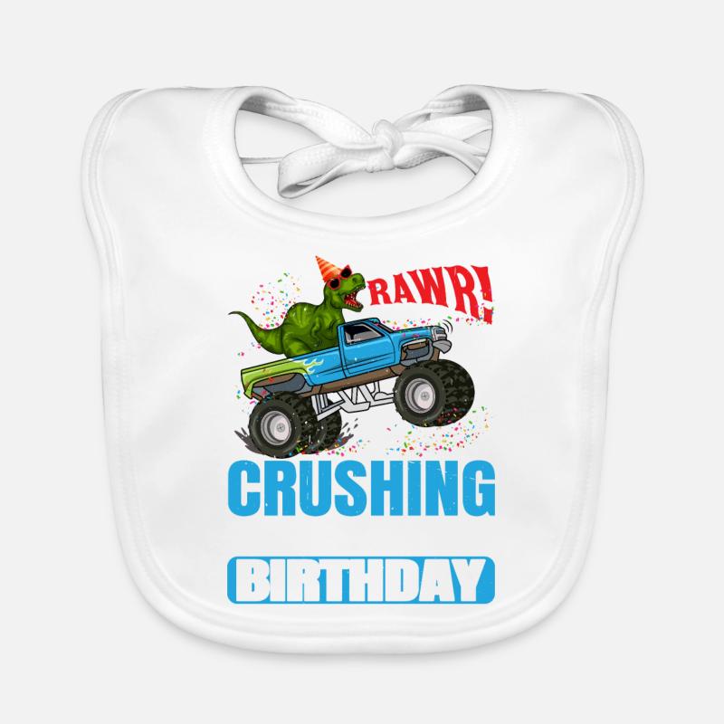Rawr! Écraser dans mon | d’anniversaire Chemise d’anniversaire | Bavoir bio Bébé