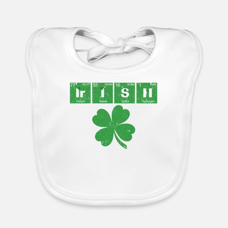 Drôle de professeur de sciences de la Saint-Patrick Irlandais Bavoir bio Bébé