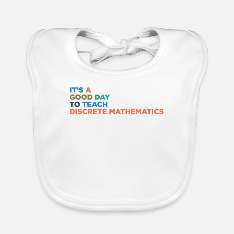 Lehren Sie Diskrete Mathematiklehrer Baby Bio-Lätzchen