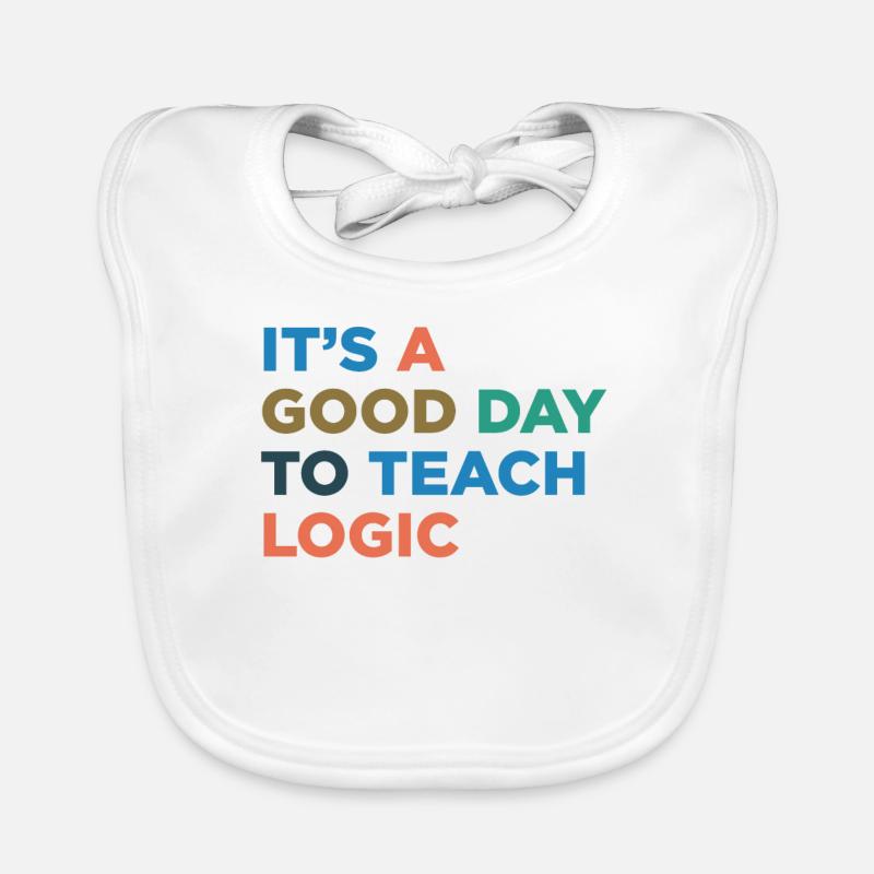 Teaching Logic Teachers Organic Baby Bibs