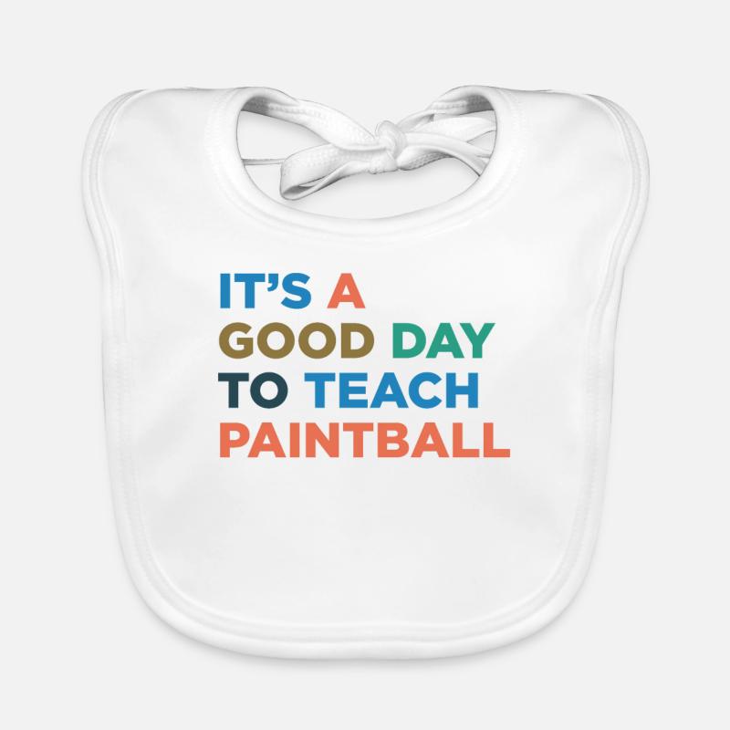Unterrichten Sie Paintball -Trainer Baby Bio-Lätzchen
