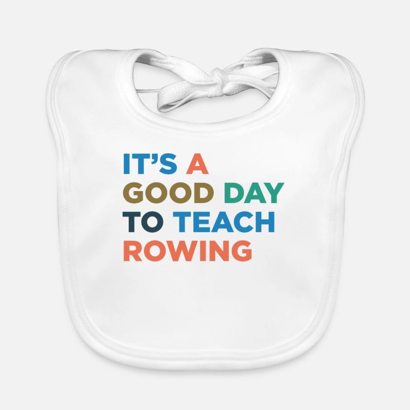 Teaching rowing coaches Organic Baby Bibs