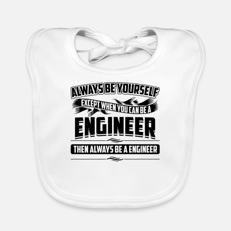 Soyez toujours vous-même Fun Engineering Cool Architect Bavoir bio Bébé