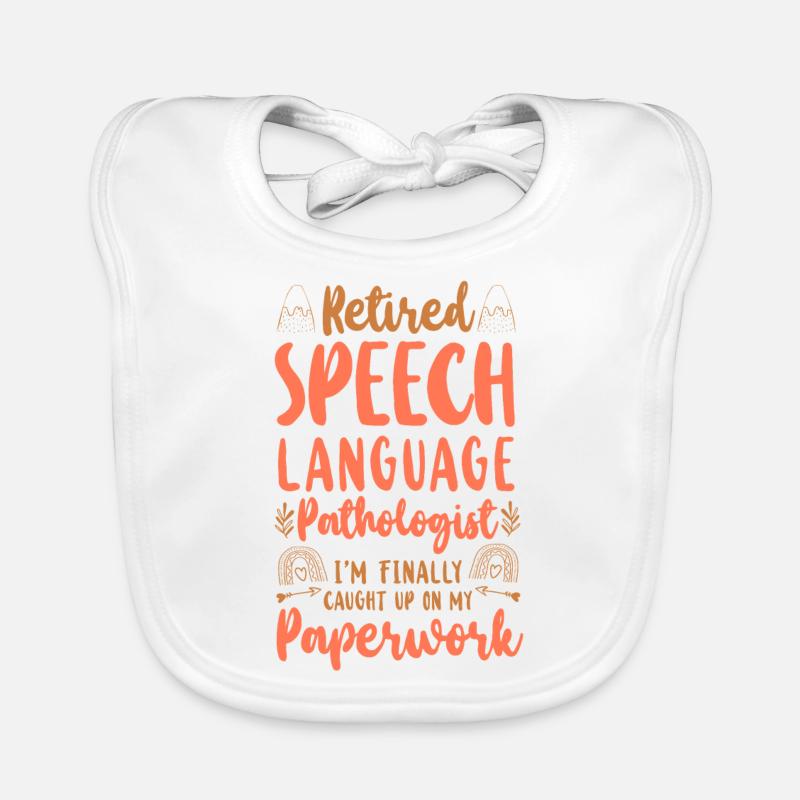 Speech Therapist Therapy Assistant Baby Bio-Lätzchen