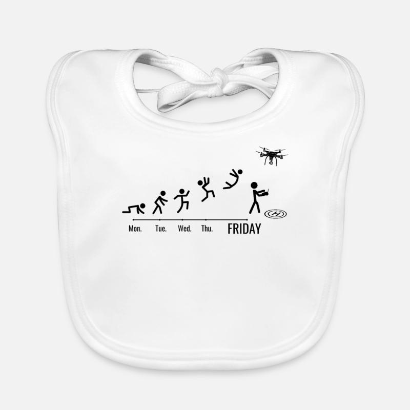 Drone Pilot Drone Camera Quadcopter Week-end Bavoir bio Bébé