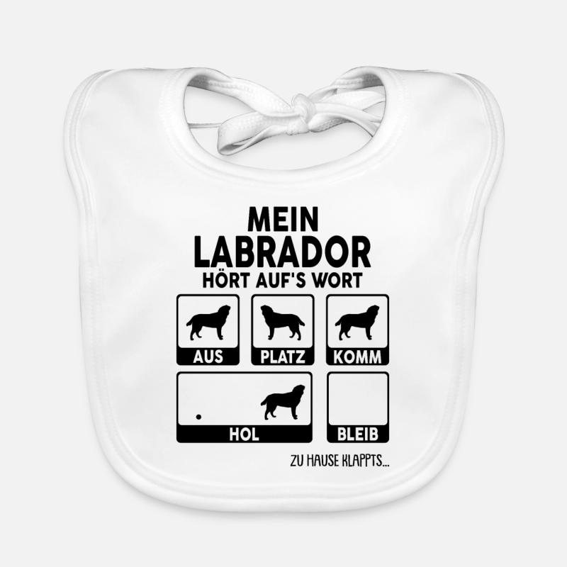 Labrador Baby Bio-Lätzchen