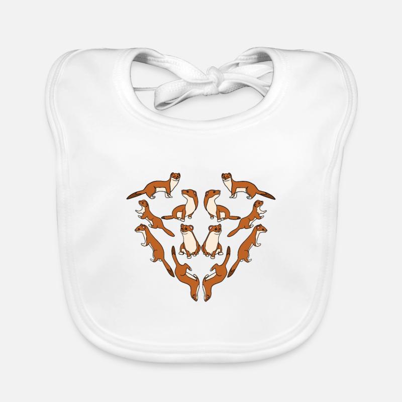 Frettchen Baby Bio-Lätzchen