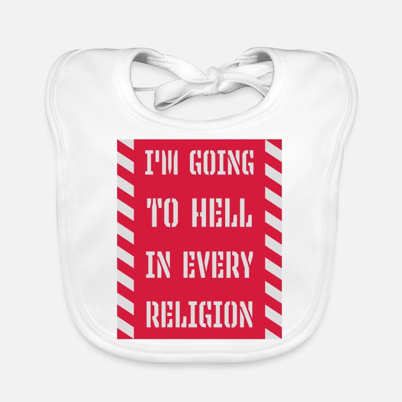 im going to hell Baby Bio-Lätzchen
