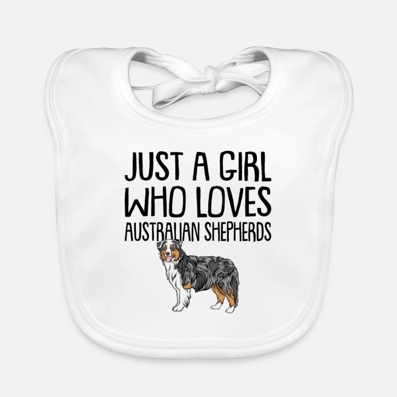 Australian Shepherd Baby Bio-Lätzchen