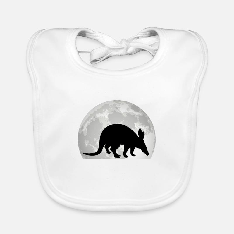 Erdferkel Mond Baby Bio-Lätzchen