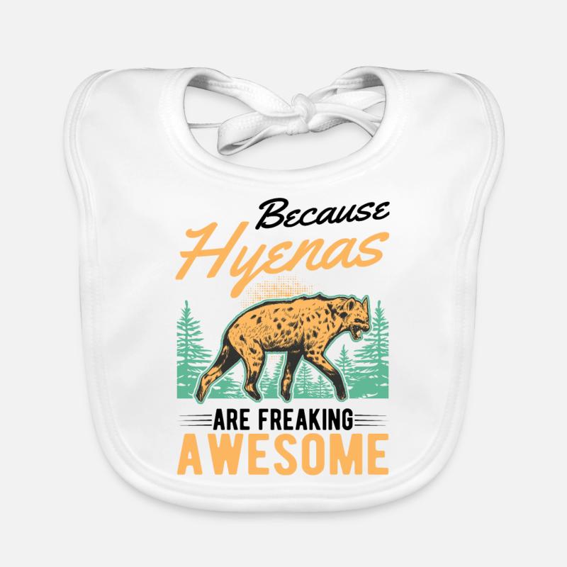 Hyäne Geschenk Erdwolf Hyena Baby Bio-Lätzchen