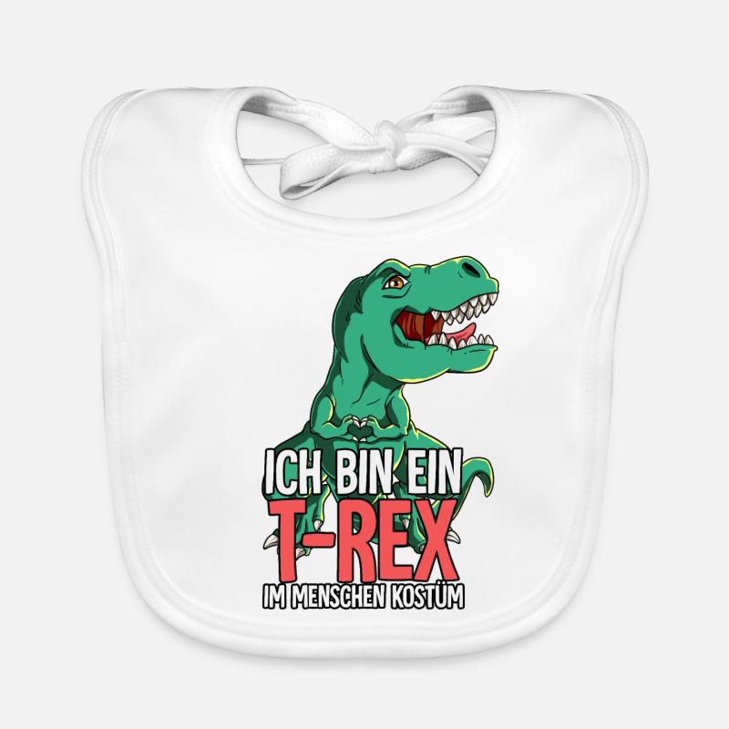 Ich Bin Ein T-rex Baby Bio-Lätzchen