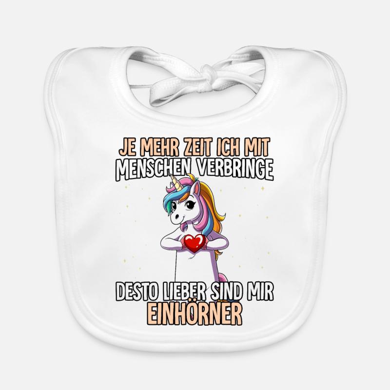 Einhorn Baby Bio-Lätzchen