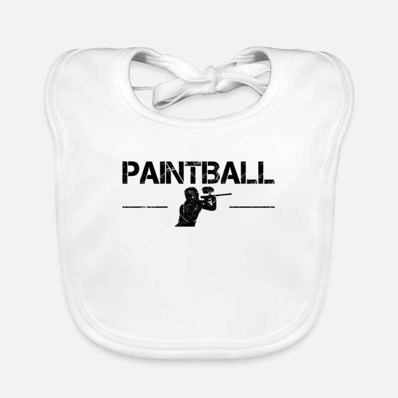 Paintball Bavoir bio Bébé