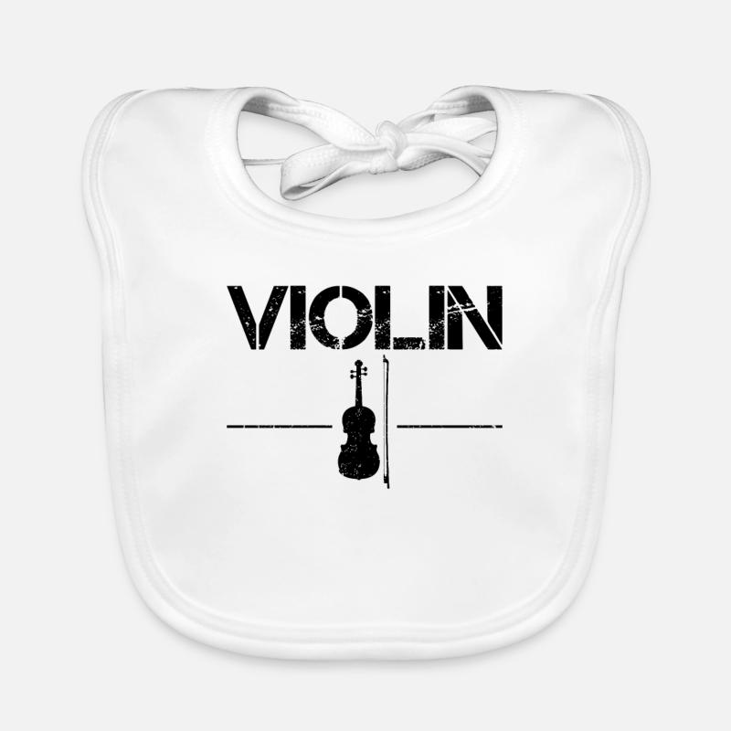 Violin Organic Baby Bibs